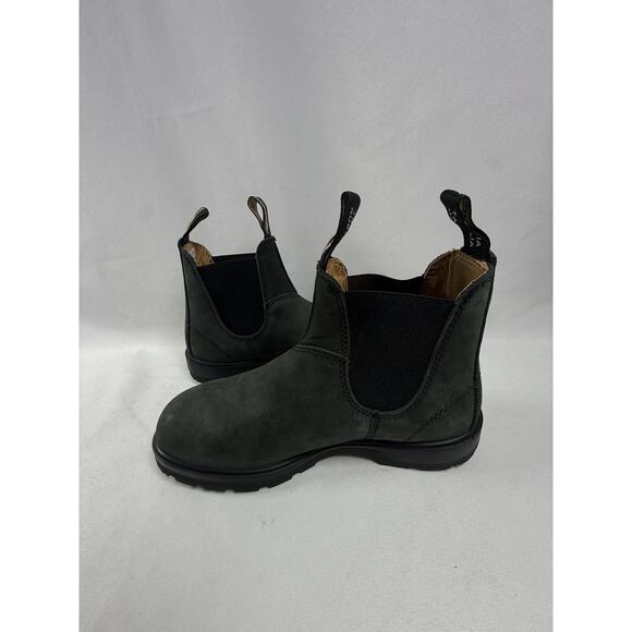 Blundstone 587 Rustic Black Chelsea Boots New Box Women 9.5 Men 7.5 main image 6